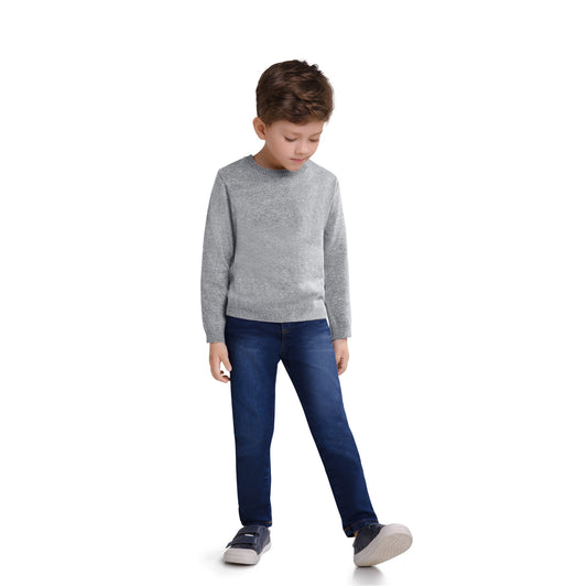 Grey Boys Knitted Sweater