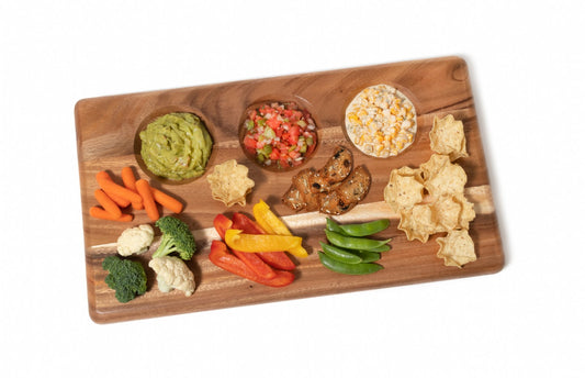 Acacia 3 Dip Serve Board