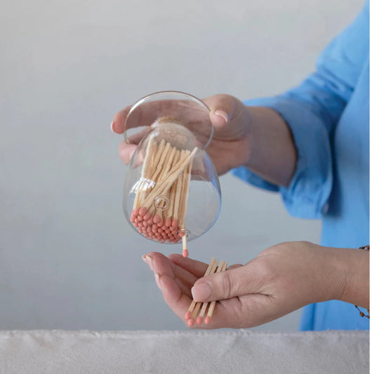 Glass Match holder