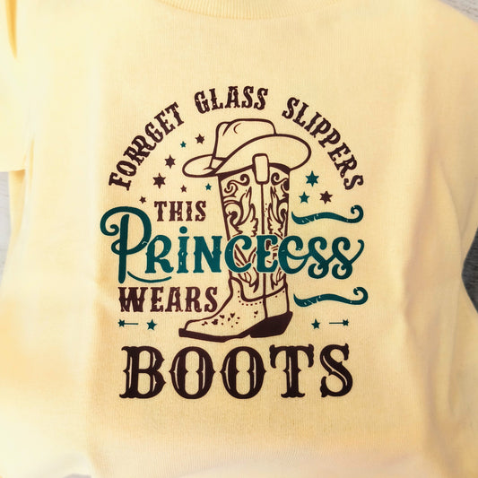 Forget Glass Slippers Boots Tee
