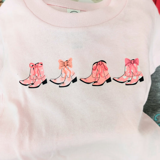 Pink Boots Tee