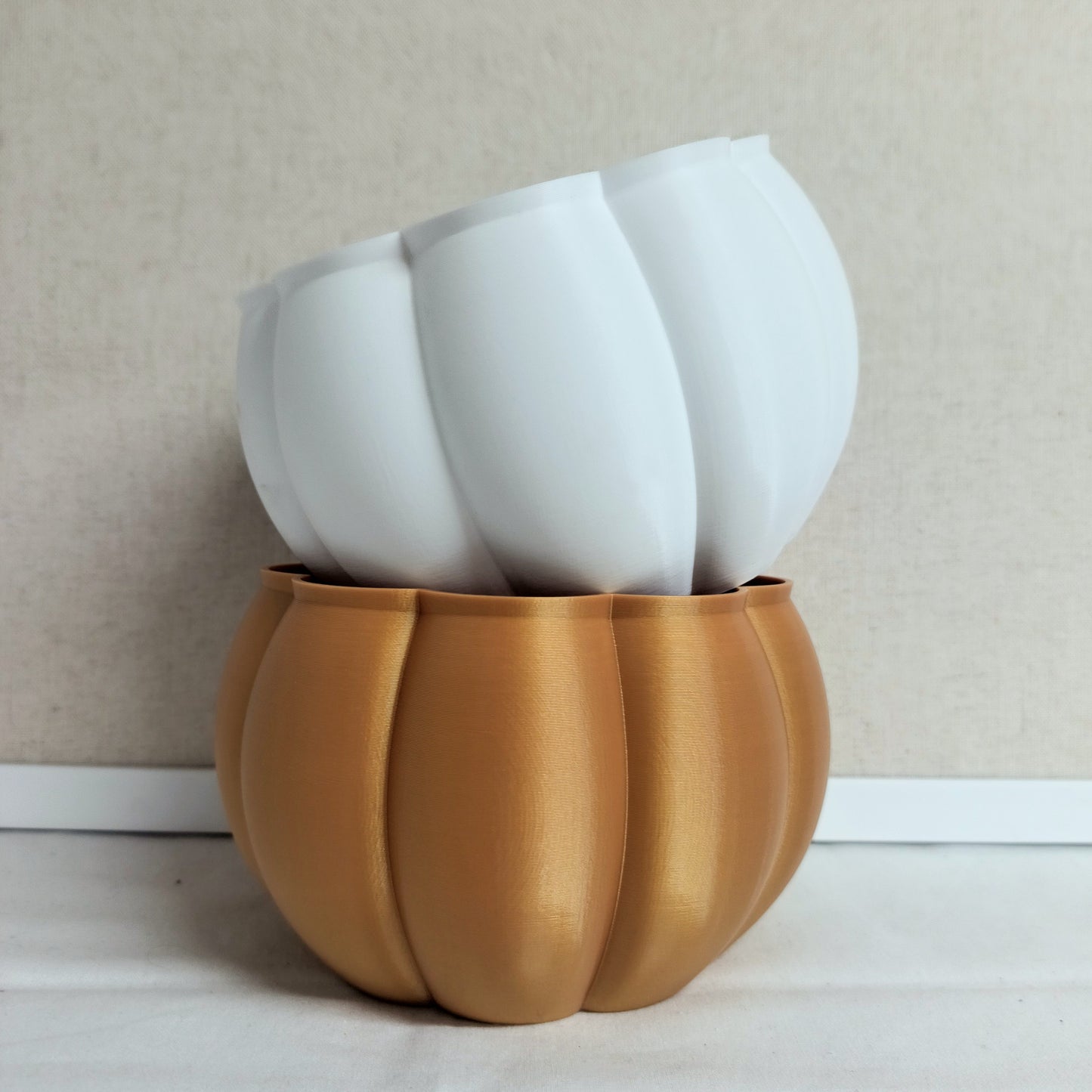 6" Pumpkin Planter