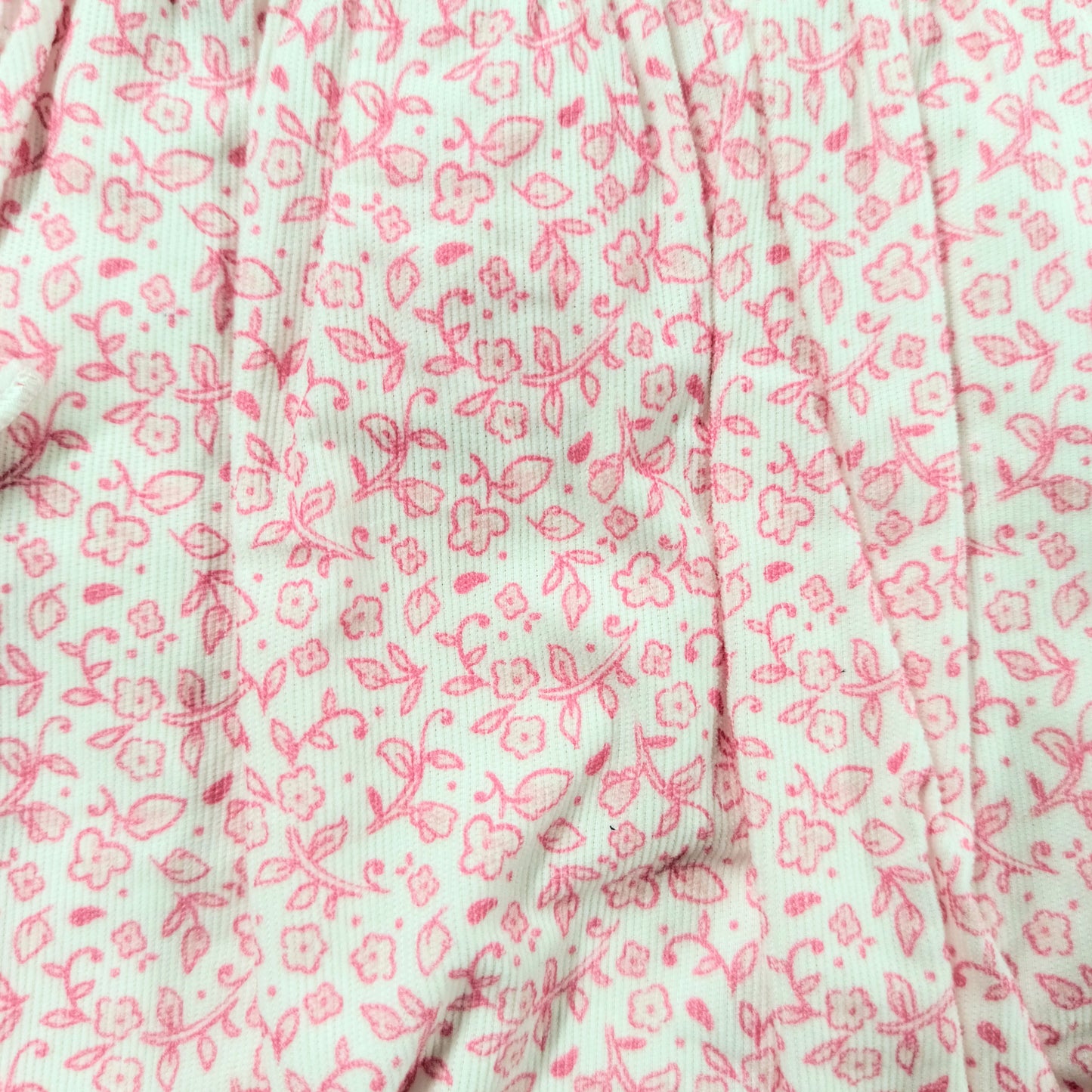Pink Floral Onesie w/ Socks Set