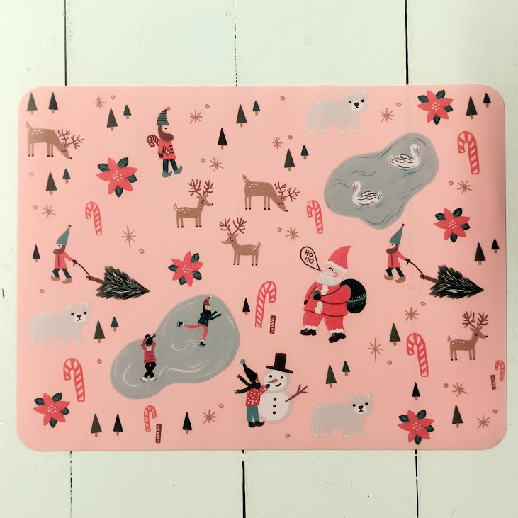 Silicone Holiday Scene Baking Mat