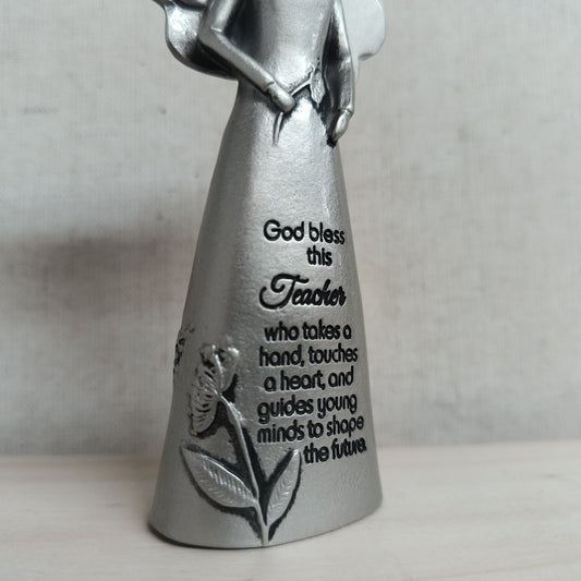 Teacher Sentiment Metal Angel Figurine