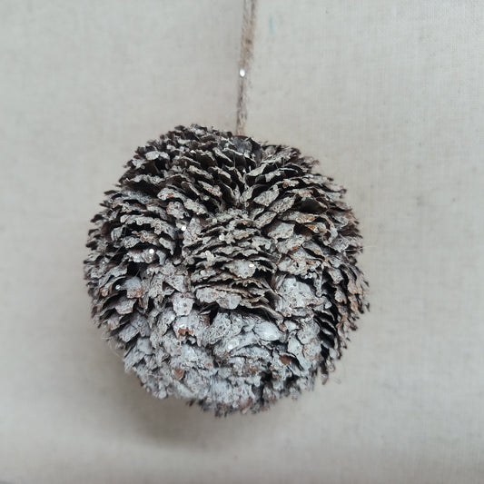 Polyfoam Pine Cone Ball Ornament