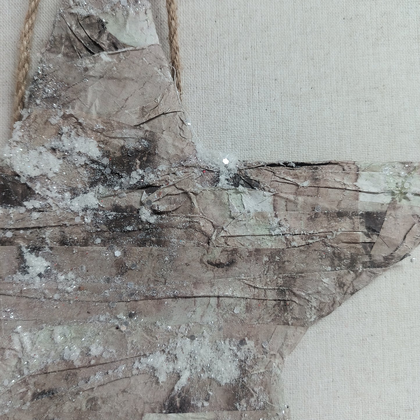 Textured Paper Star Ornament