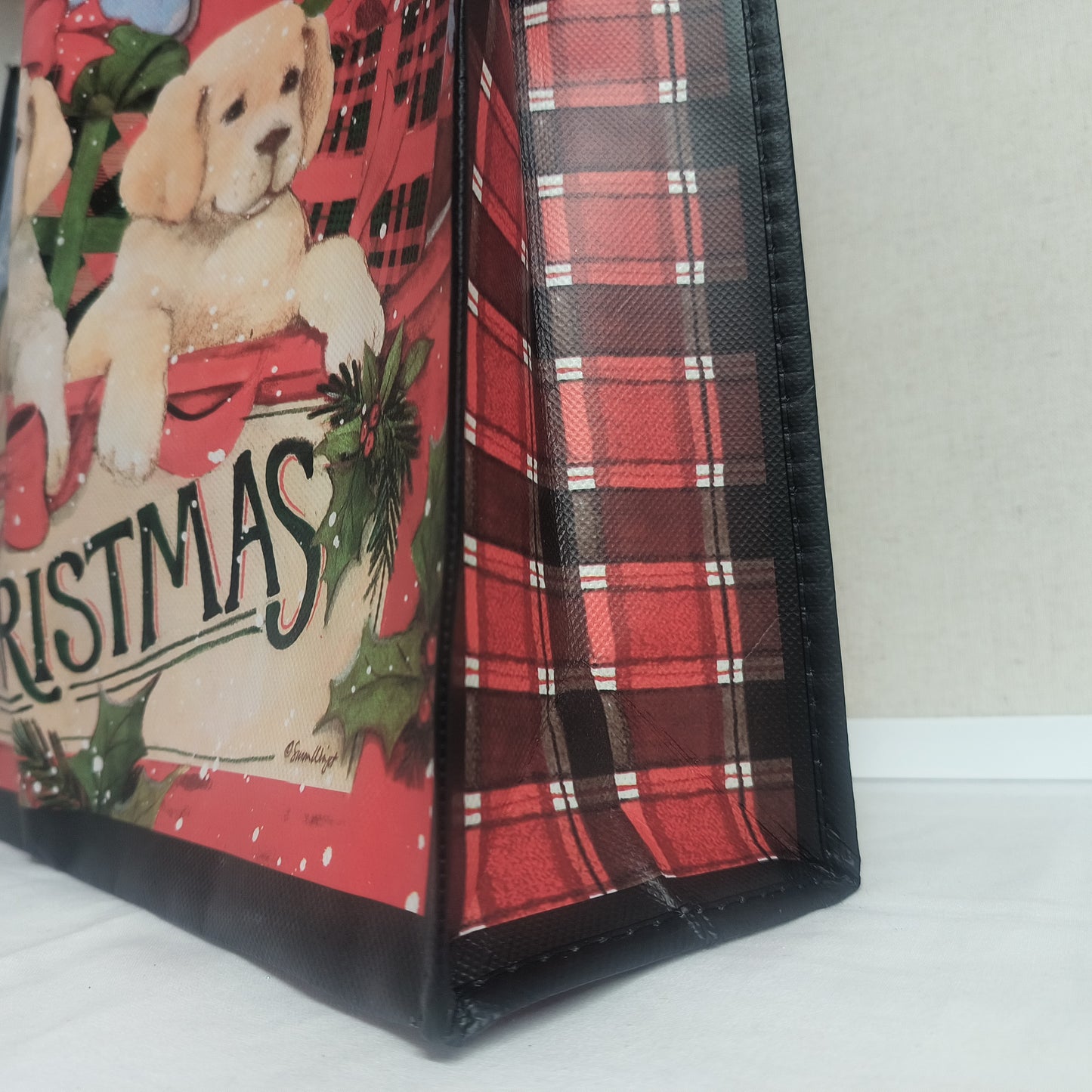Large Vinyl Christmas Tote