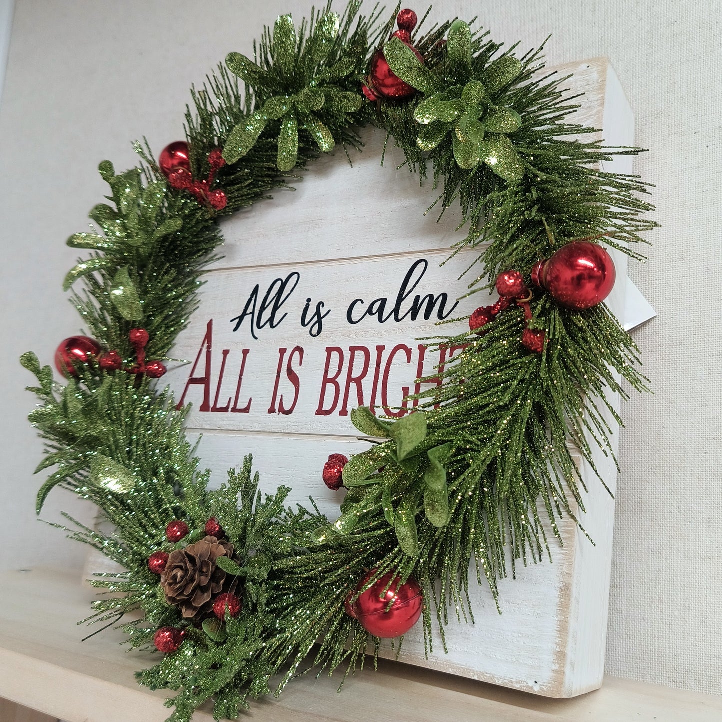 Wreath Box Sign