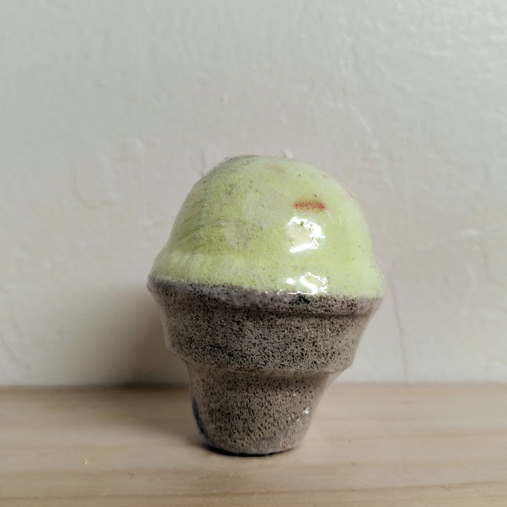 Fizzy Ice Cream Bath Bomb