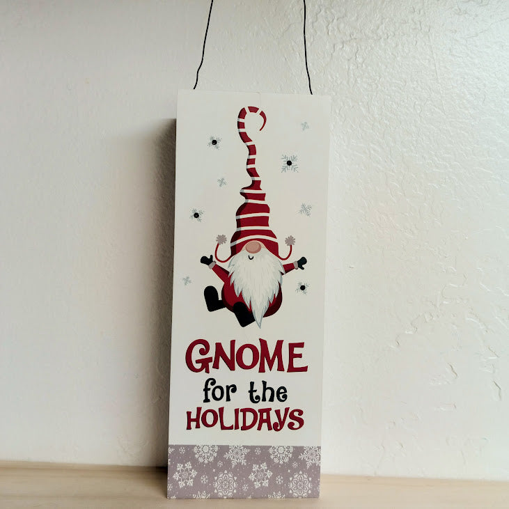 Gnome Light-Up Door Hanger