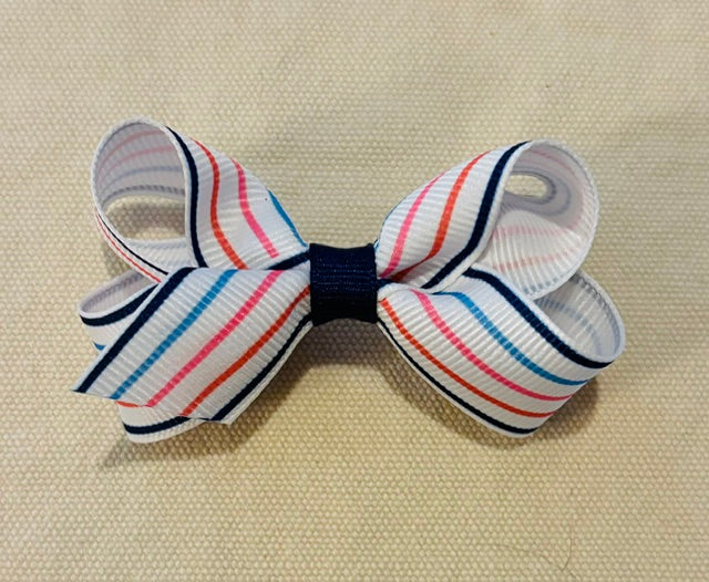 Small Stripe Bow