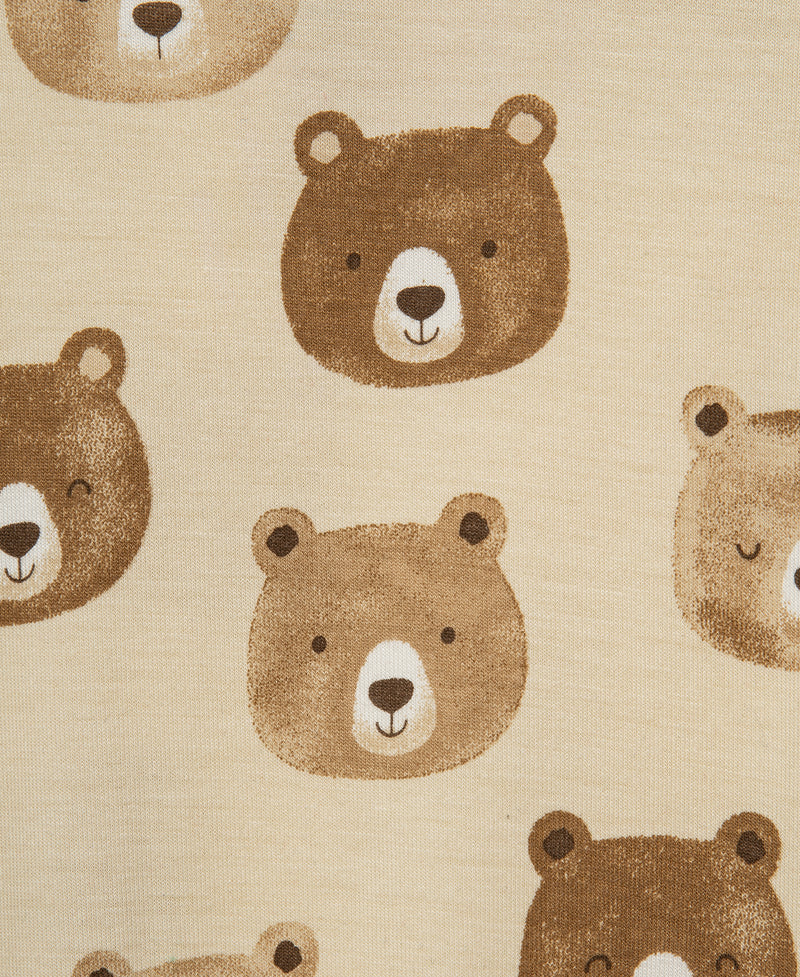 Bear Faces Convertible Coverall & Hat