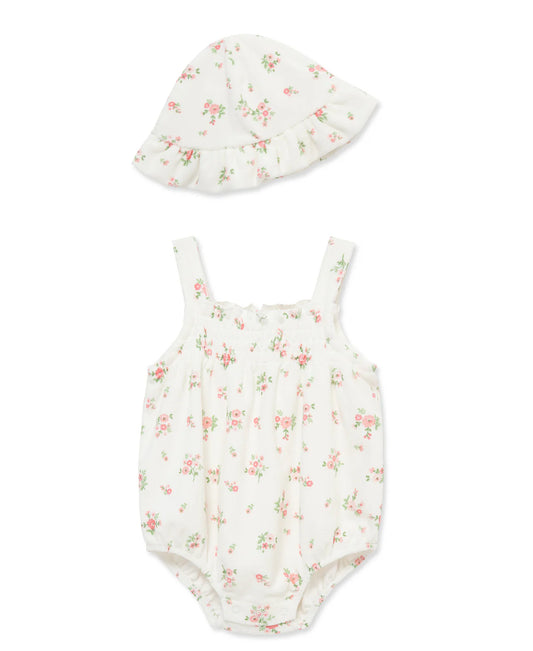 Ditsy Terry Bubble & Hat