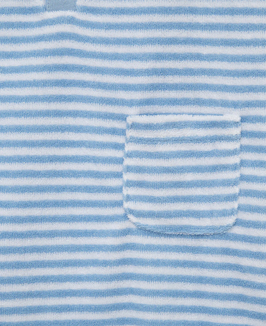 Stripe Terry Romper & Hat