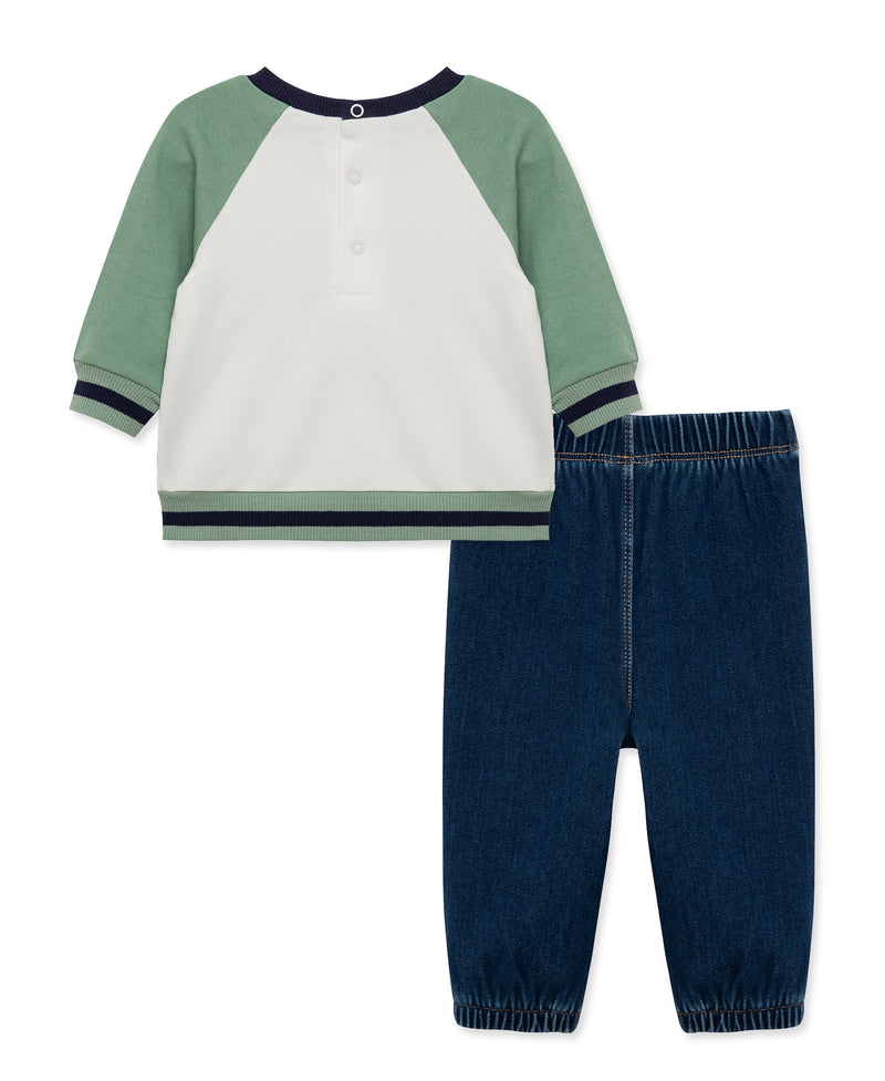 Construction Crew Big Truck Active Set (3M-12M)