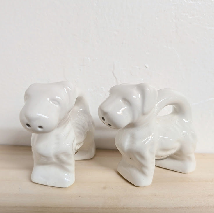 Ceramic Dog Salt & Pepper Shaker