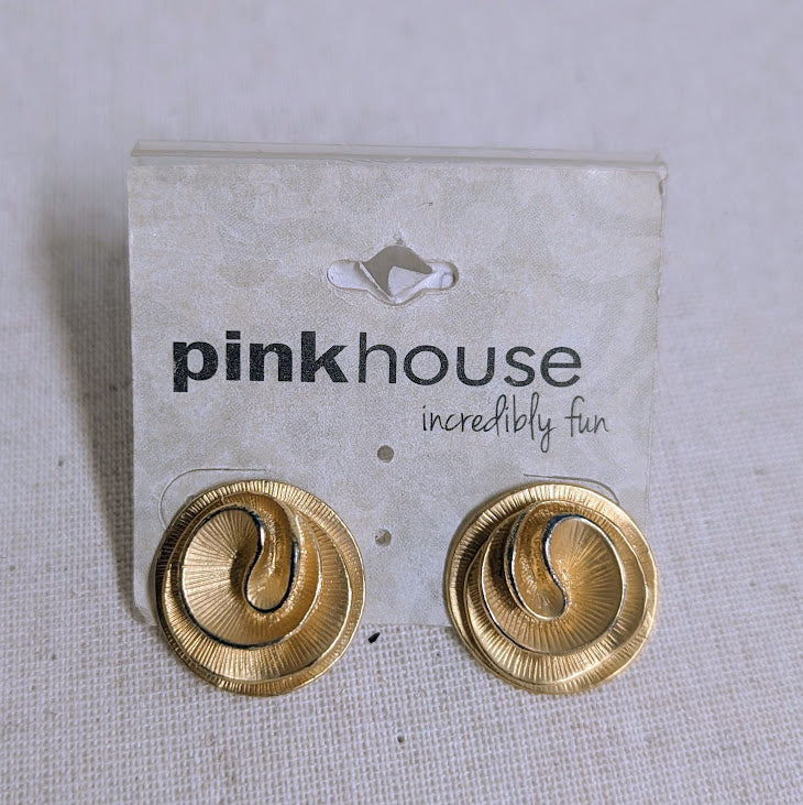 Peony Earring 0.5" - Gold