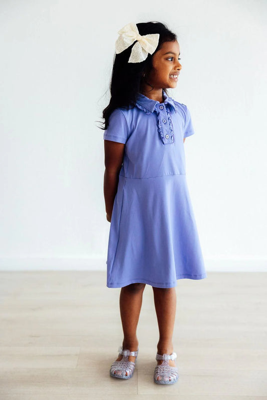 Periwinkle S/S Polo Dress