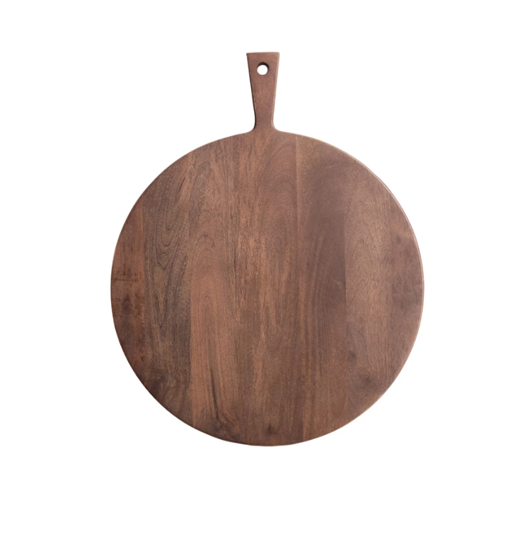 Mango Wood Cheese/Cutting Board w/ Handle