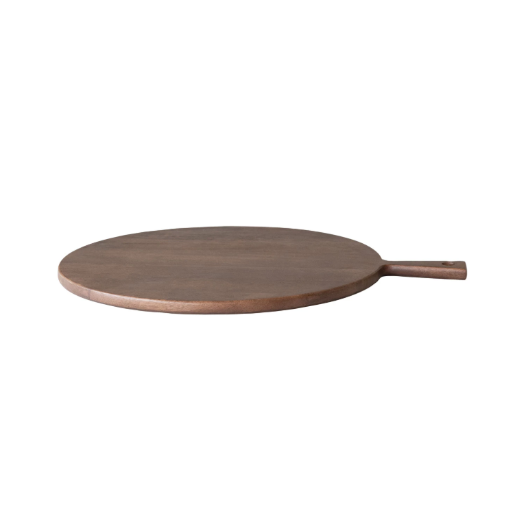 Mango Wood Cheese/Cutting Board w/ Handle