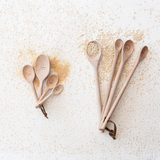 Beechwood Measuring Spoon Set