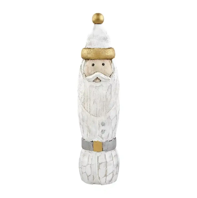 Tall Santa Wood Sitter