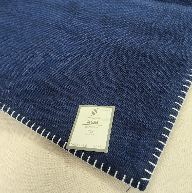Blue Table Runner