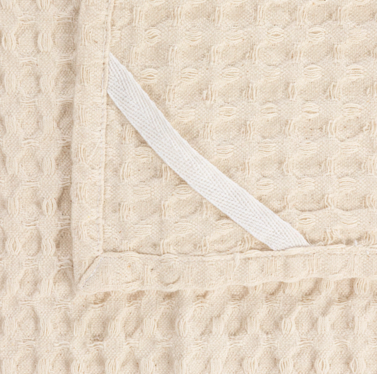 Creme Waffle Weave Tea Towel