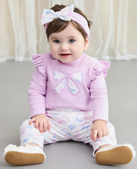 Pretty Bows Bodysuit & Legging Set