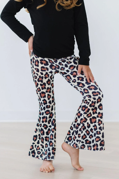 Wild One Velvet Bell Bottom Leggings