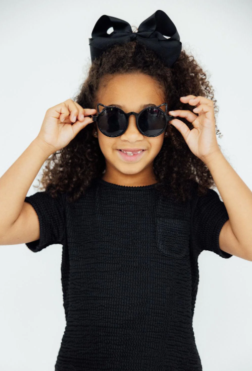 Black Scrunchy Pocket Tee