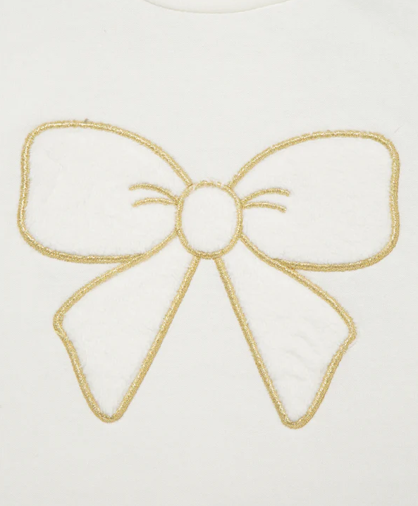 2pc Bow Sweatshirt Set
