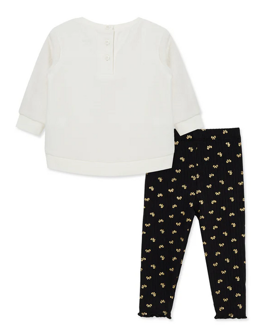 2pc Bow Sweatshirt Set