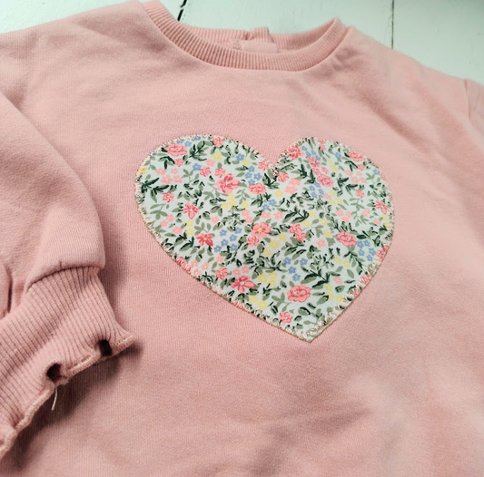 2pc Rose Sweatshirt Set
