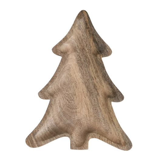 Mango Wood Tree Shaped Tray
