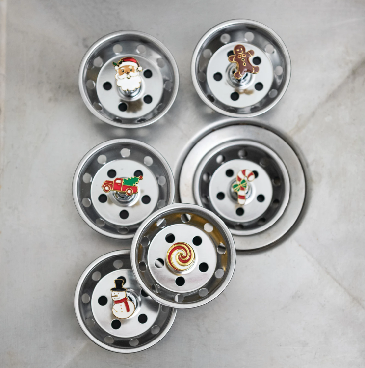 Assorted Sink Strainer w/ Christmas Charm