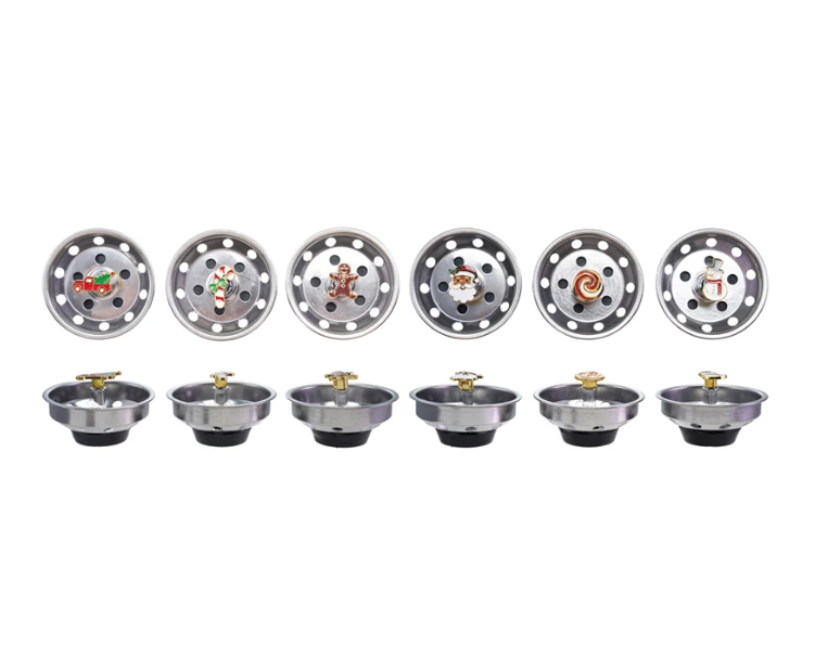 Assorted Sink Strainer w/ Christmas Charm