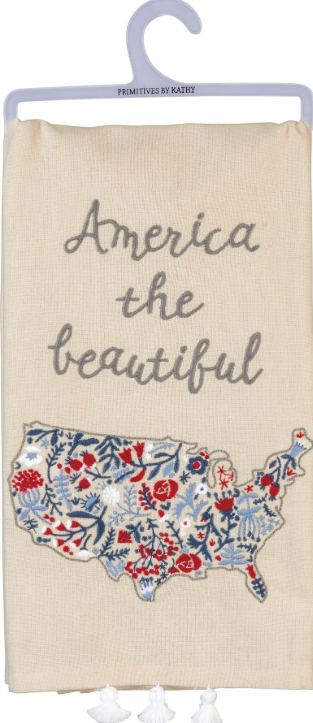 America The Beautiful Kitchen Towel