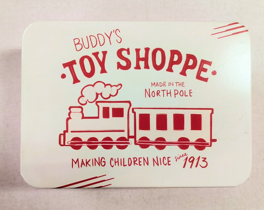 Decorative Tin w/ Vintage Toy Shoppe Design