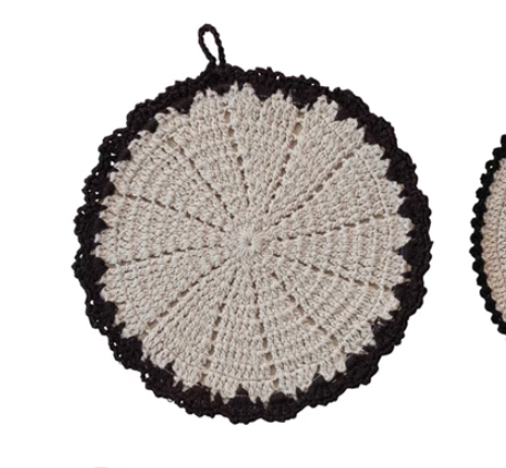 Cotton Crocheted Potholder