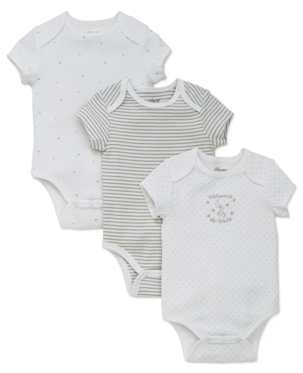 Welcome World Bodysuits - 3pk