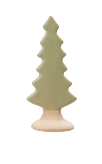Mini Stoneware Tree Decor
