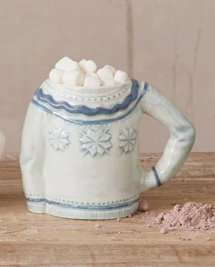 Stoneware Sassy Sweater Shaped Mug, 3 Styles