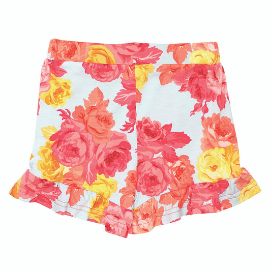 Rose Floral Ruffle Set
