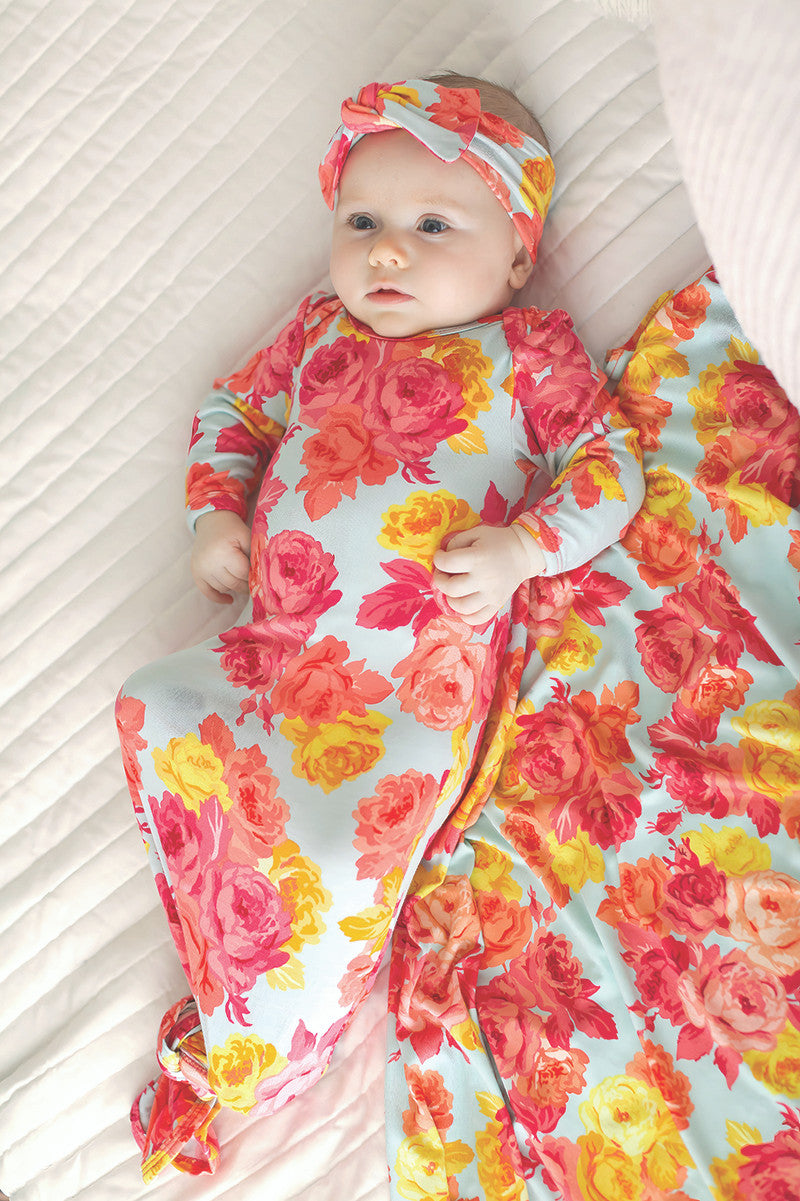 Rose Floral Headband