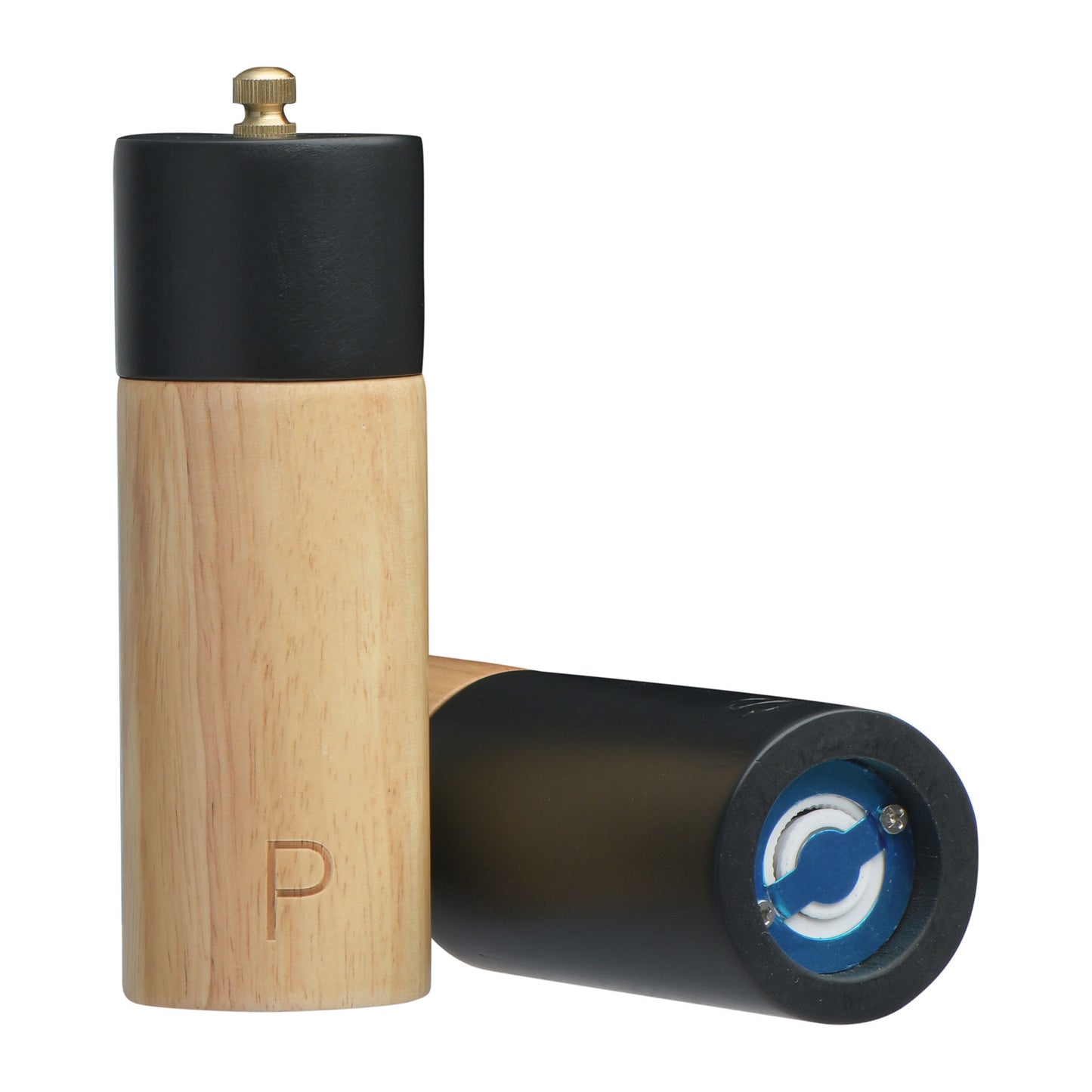 Two-Tone Salt and Pepper Mills, Set of 2