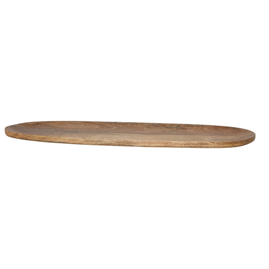 Oval Mango Wood Tray, Natural