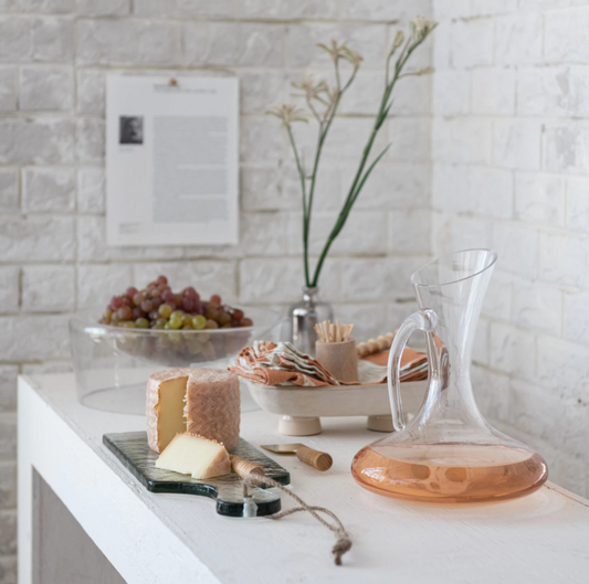 2 Quart Glass Wine Decanter w/ Handle