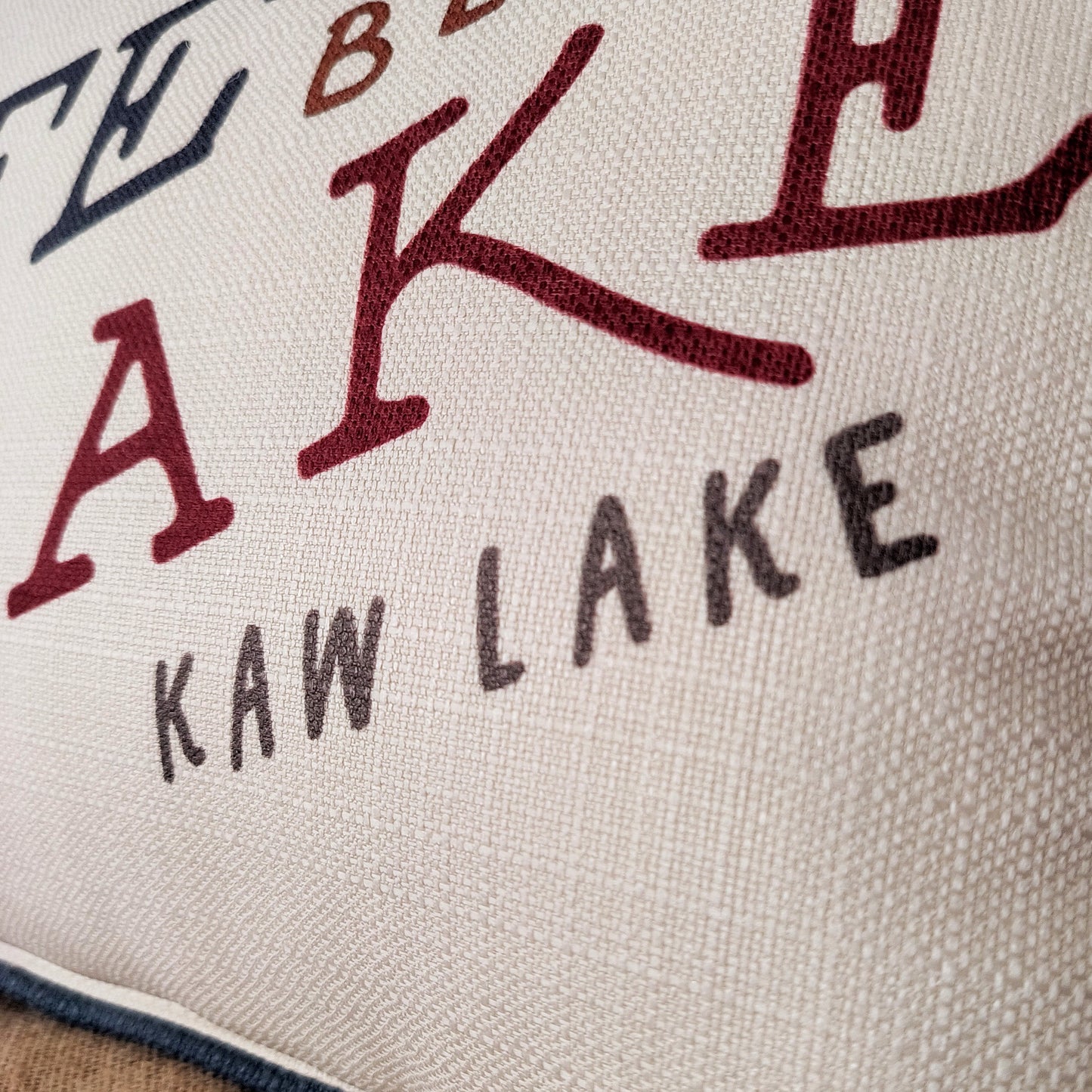 Life at the Lake Lumbar Pillow